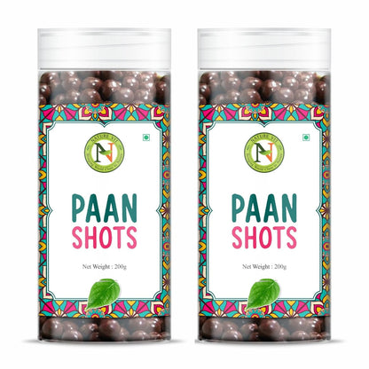Naturevit Paan Shot | Strong Paan Flavour Candy with Betel Leaf, Gulkand & Spices | Mouth Freshener Candy for All Ages