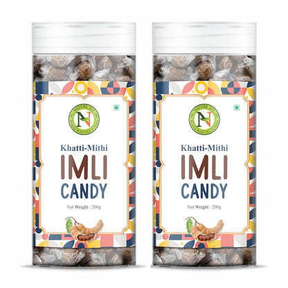 NatureVit Imli Candy | Khatti Meethi Imly, Chulbuli Emli Tamarind Twist Candy, Twisted Emly | Tamarind Candy Soft Chewy Digestive Treat