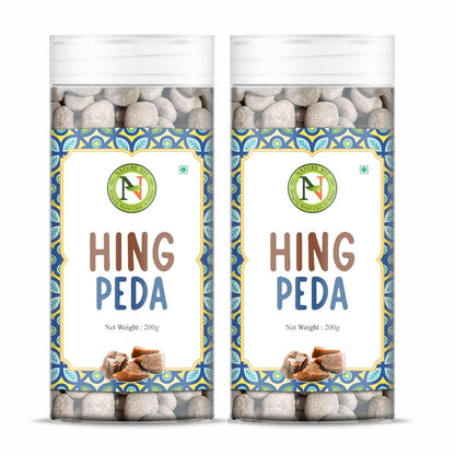 NatureVit Hing Peda - Heeng Digestive Peda Mouth Freshener with Asafoetida & Spices – Sweet-Salty Pachak Delight for After Meals