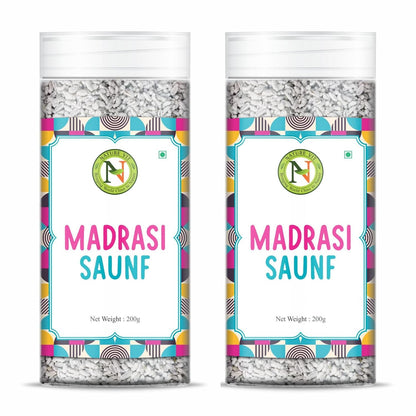 NatureVit Madarasi Saunf | Sweet Minty Fennel Digestive Mukhwas