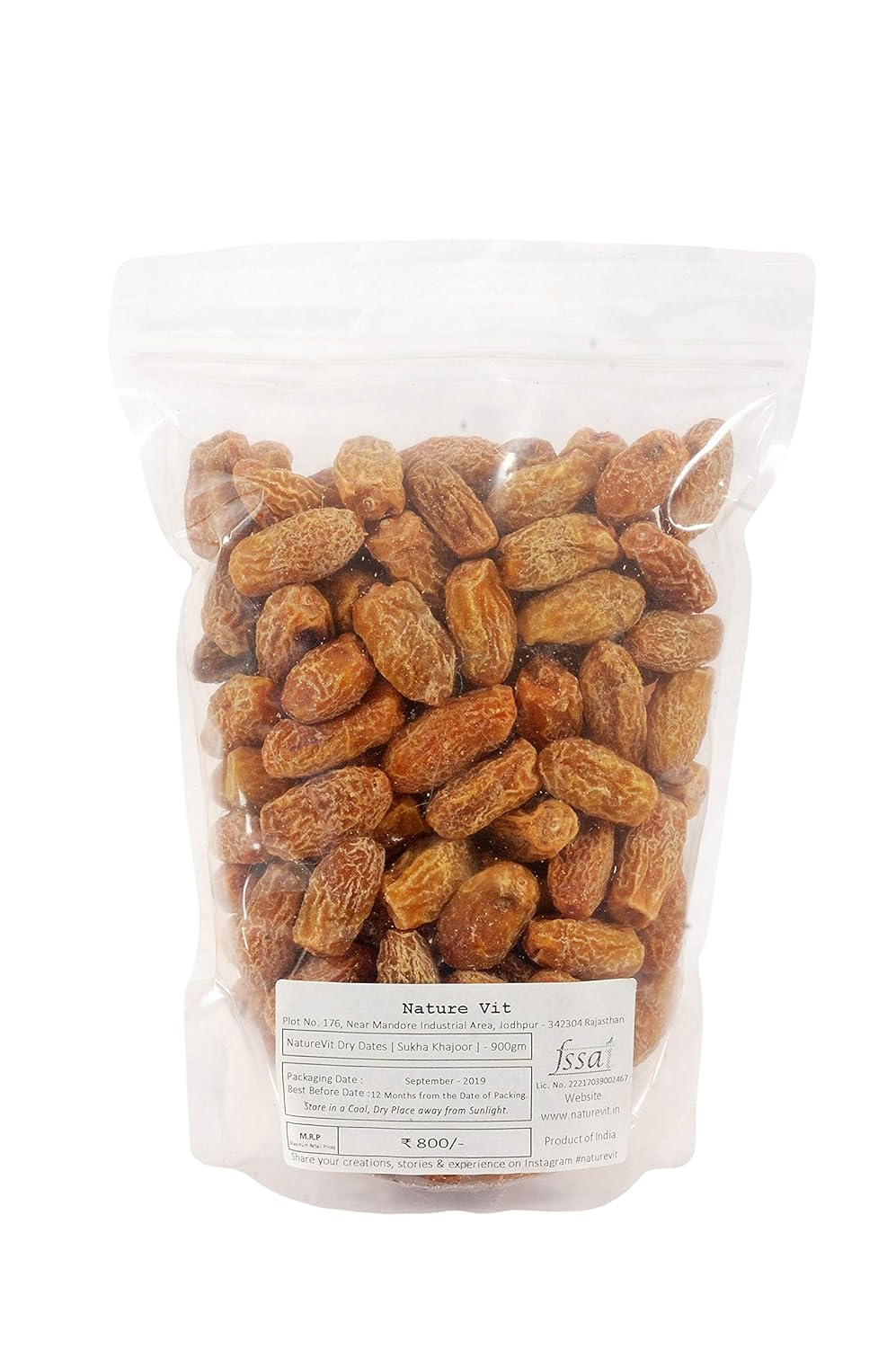 NatureVit Yellow Dry Dates – Premium Sukha Khajoor | Healthy Snack