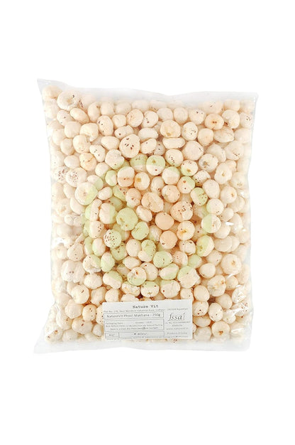 Naturevit Premium Phool Makhana – Roasted Lotus Seeds, Gluten-Free, Low-Fat Snack