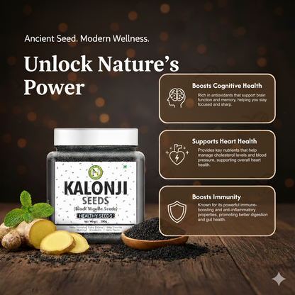 NatureVit Nigella Seeds (Kalonji)