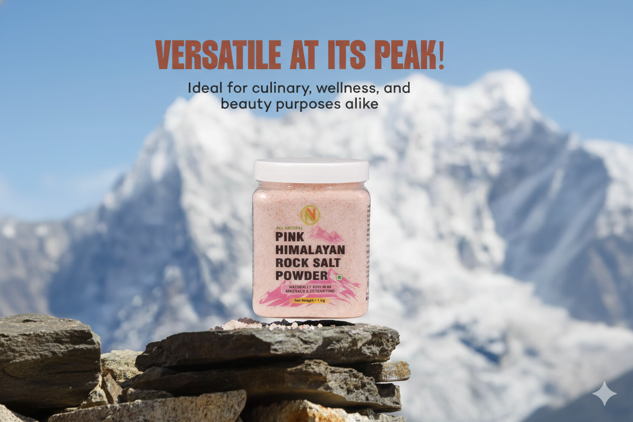 NatureVit Himalayan Pink Rock Salt Powder
