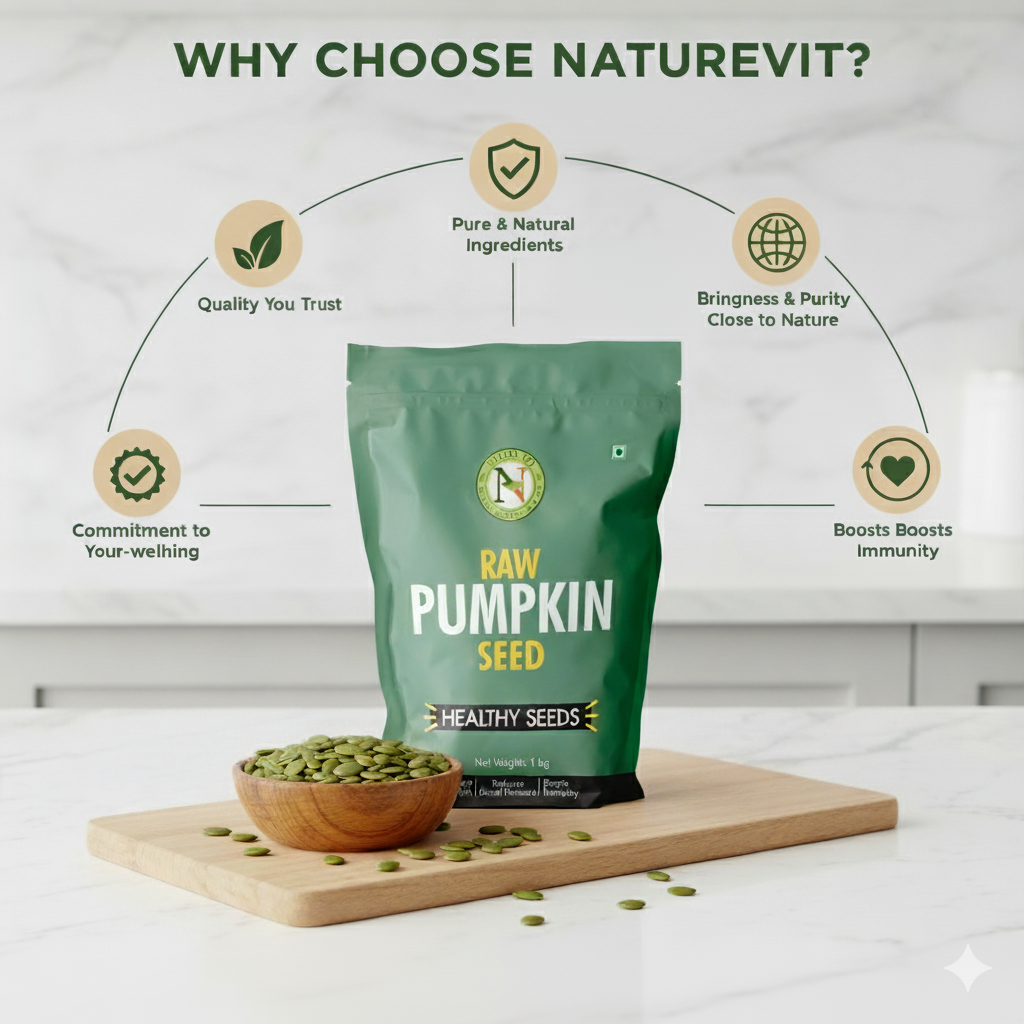Nature Vit Pumpkin Seeds – Raw, Protein-Rich & Immunity Booster
