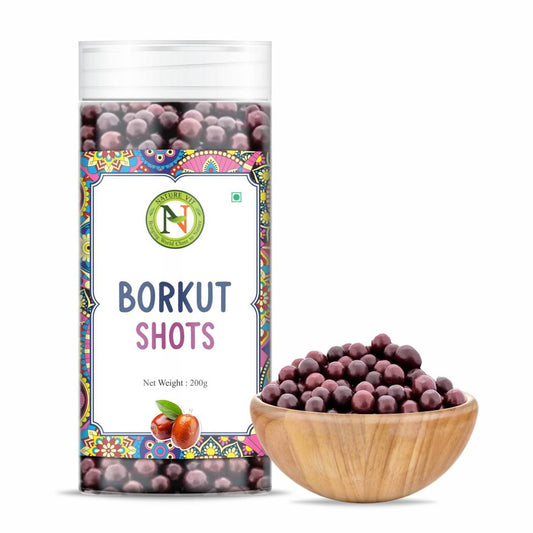 NatureVit Borkut Shot Candy – Sweet-Tangy Jujube (Ber) Goli/Ber Shot Mouth Freshener & Digestive Treat | Vegetarian