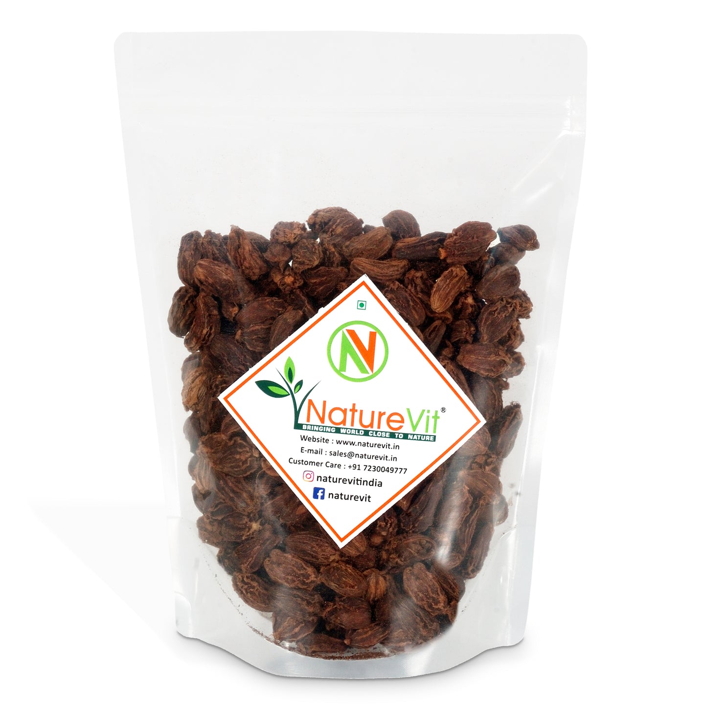 NatureVit Black Cardamom [Bold and Fresh]