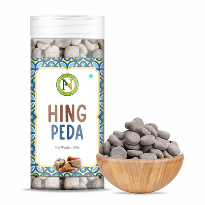 NatureVit Hing Peda - Heeng Digestive Peda Mouth Freshener with Asafoetida & Spices – Sweet-Salty Pachak Delight for After Meals