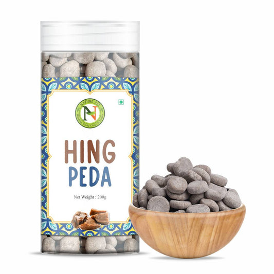 NatureVit Hing Peda - Heeng Digestive Peda Mouth Freshener with Asafoetida & Spices – Sweet-Salty Pachak Delight for After Meals