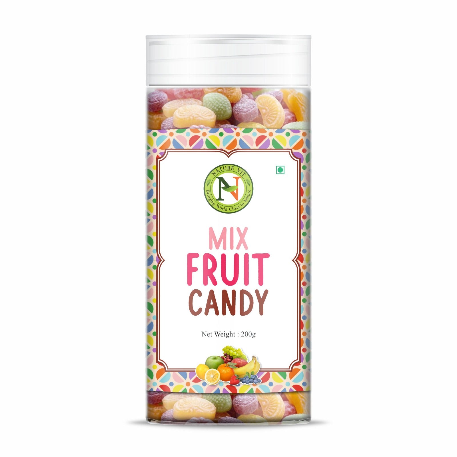 NatureVit Mix Fruit Candy – Khati Mithi Goli Mouth Freshener