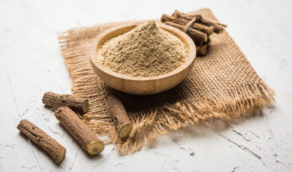 NatureVit Mulethi Powder | Yashtimadhu / Licorice Root Powder for Face, Hair & Eating | Edible | Natural & Preservative-Free