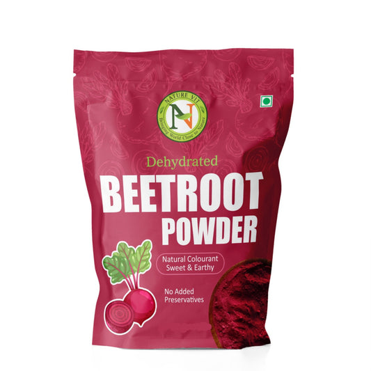 NatureVit Dehydrated Beetroot Powder | Sweet and Earthy | Natural Food Colorant | Additive Free