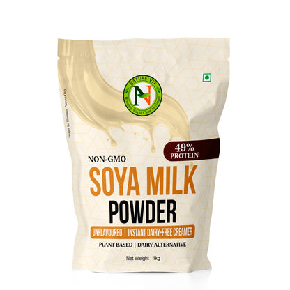 NatureVit Soya Milk Powder [Vegan, Non-GMO & 49% Protein]