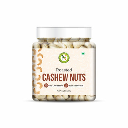 NatureVit Roasted & Salted Cashews 250g – Crunchy & Premium Kaju