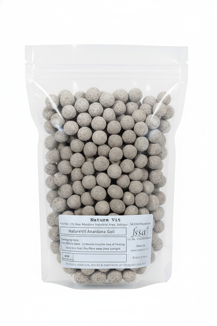 NatureVit Anardana Goli – Digestive Mouth Freshener with Pomegranate & Spices