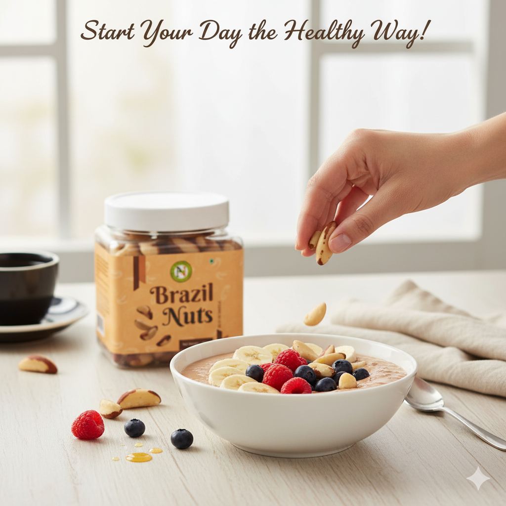 NatureVit Brazil Nuts | Premium Grade A | Rich in Selenium