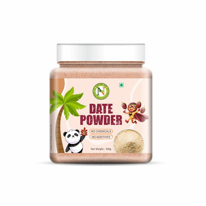 NatureVit Date Powder | Kharik/Khajur Powder | 100% Natural Sweetener | No Preservatives, No Chemicals | Healthy Substitute for Refined Sugar | Dates Powder for Little Ones