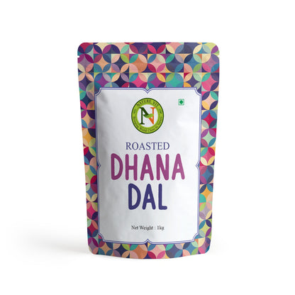 NatureVit Roasted Dhana Dal Mukhwas – Premium Split Coriander Seeds Mouth Freshener