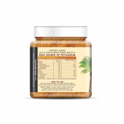 NatureVit Coconut Sugar  – Unrefined, Natural Sweetener, Gluten-Free
