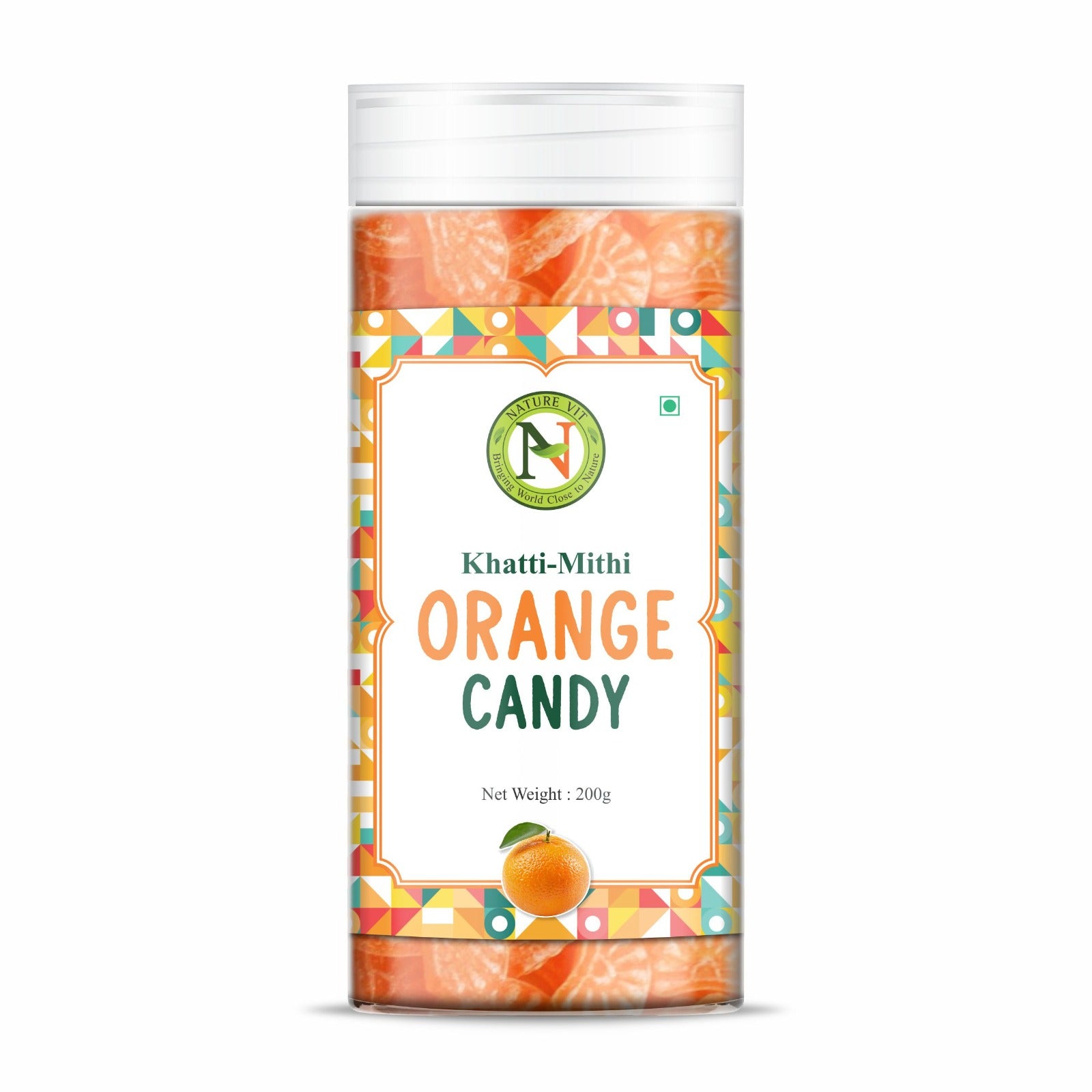 NatureVit Orange Candy  – Khatti Mithi Narangi Goli | Nostalgic Sweet & Tangy Treat