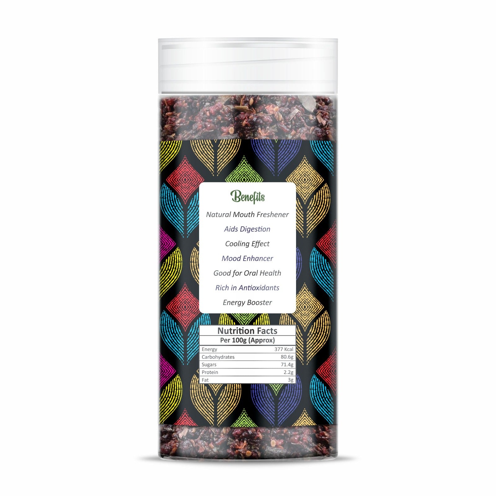 NatureVit Calcutta Meetha Paan Mukhwaas – A sweet, natural mouth freshener made with gulkand, fennel, and betel leaves. Hygienically packed for freshness