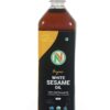 NatureVit Organic White Sesame Oil, 1 Ltr. - Cold Pressed
