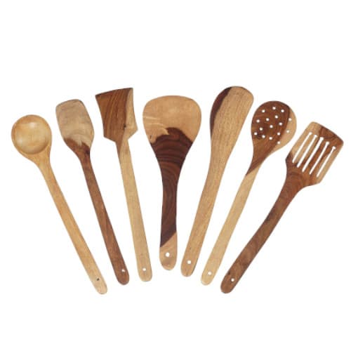 Nature Vit Kitchen Essential: Wooden Spoon (Set of 7)