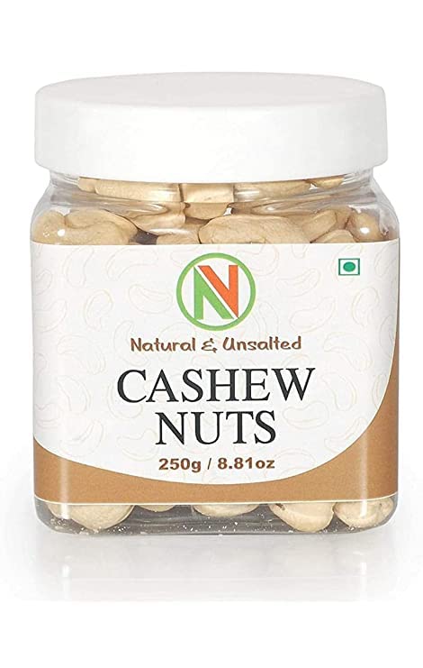 NatureVit Premium Cashew & Almonds Dry Fruits Combo Pack 250gm each